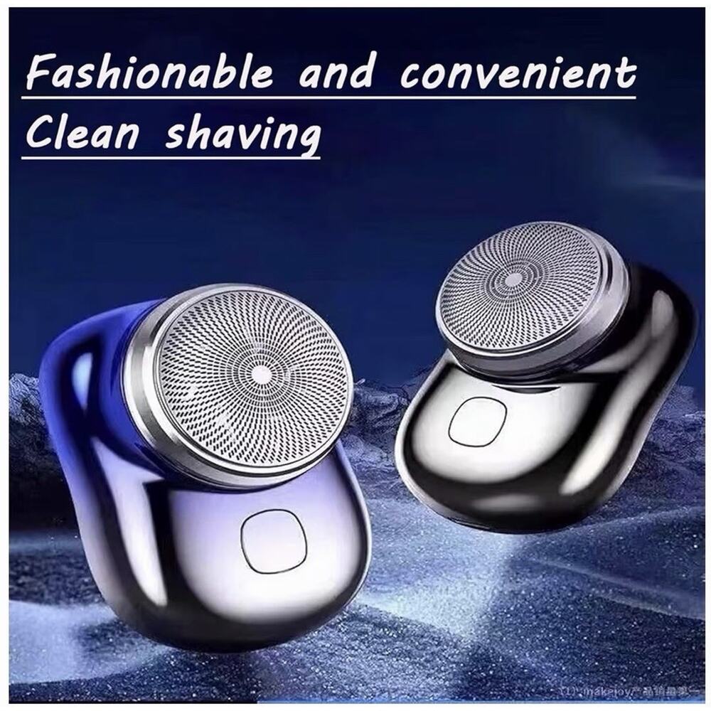 Portable Electric Shaver Mini-Shaver Men USB Rechargeable, Travel-Friendly